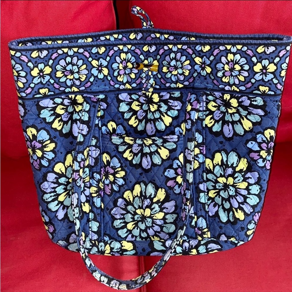 Vera Bradley Indigo Pop Tote / Shoulder Bag